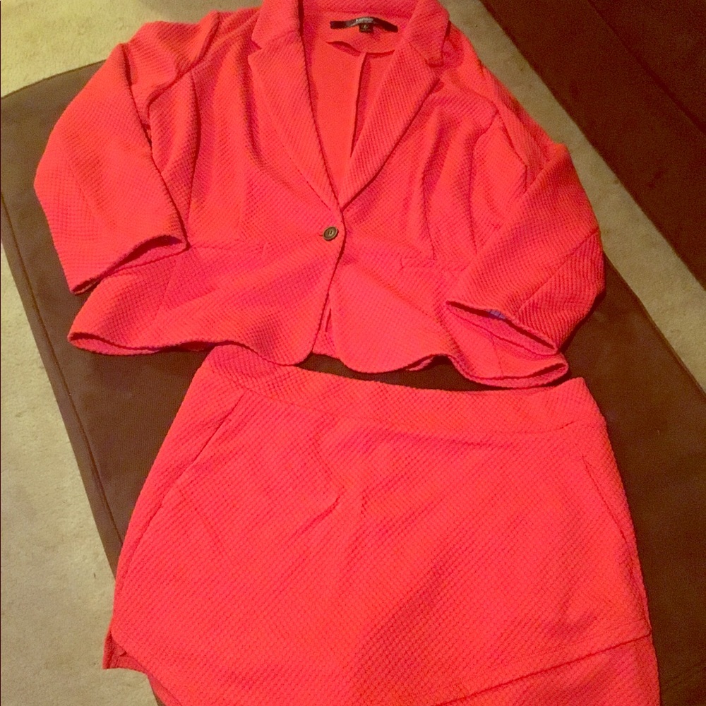 2pc skort and blazer